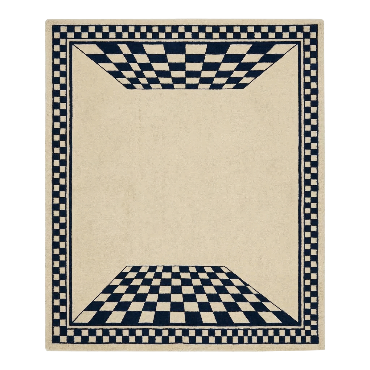 Perspective Portal Hand Tufted Wool Rug