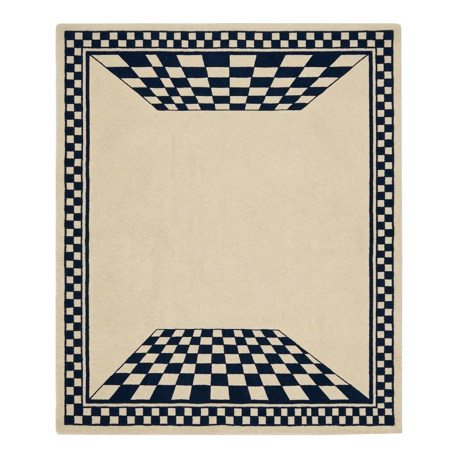 Perspective Portal Hand Tufted Wool Rug