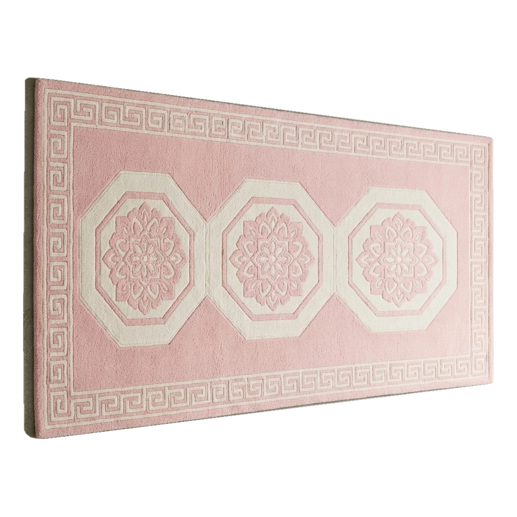 Petal Octagon Trio Hand Tufted Runner Rug - alternate view