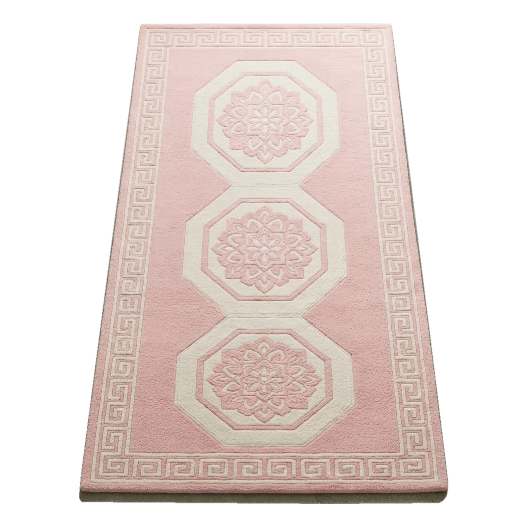 Petal Octagon Trio Hand Tufted Runner Rug