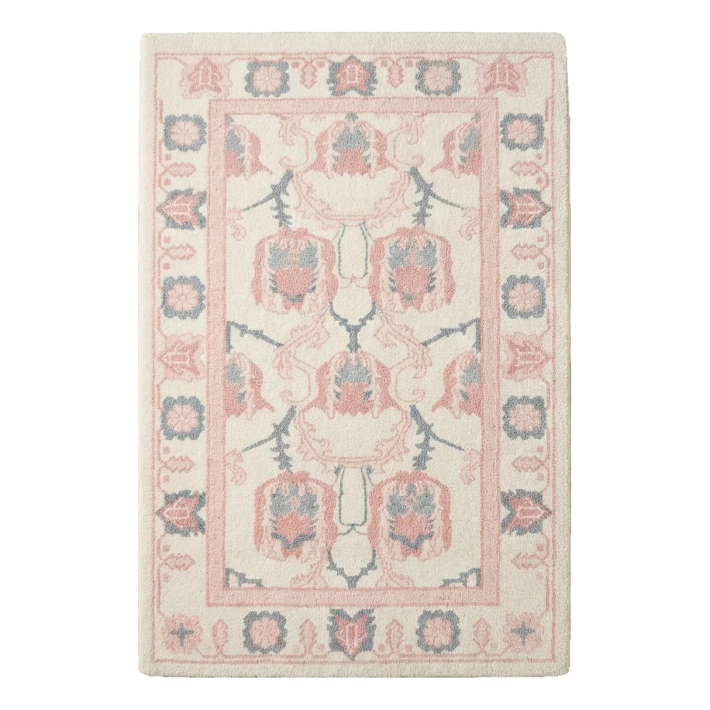 Petal Pink Heritage Hand Tufted Wool Rug