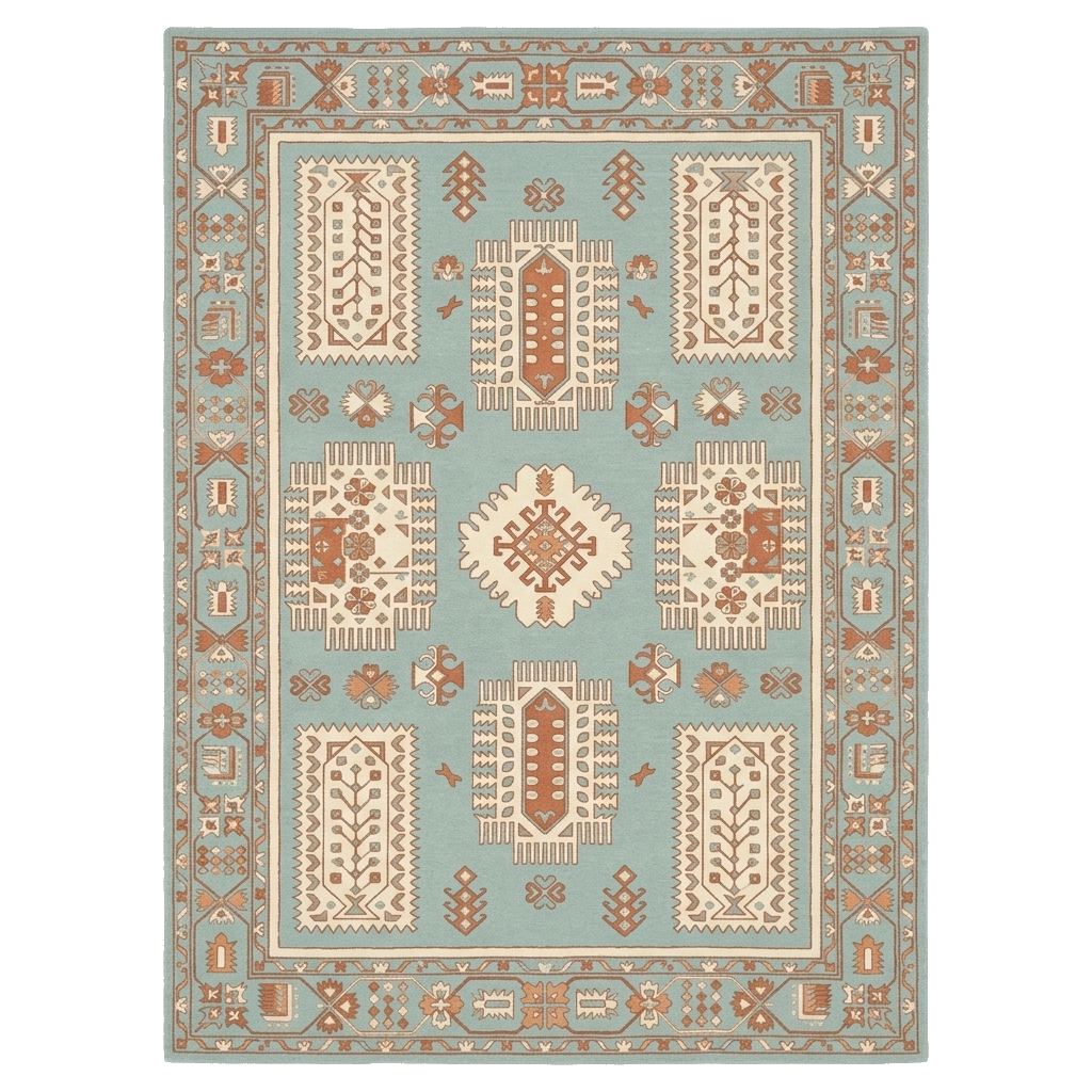 Petra Geometric Hand Tufted Wool Rug