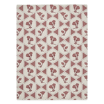 Pink Naive Floral Hand Tufted Wool Rug