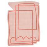 Pink Sketchbook Hand Tufted Wool Rug