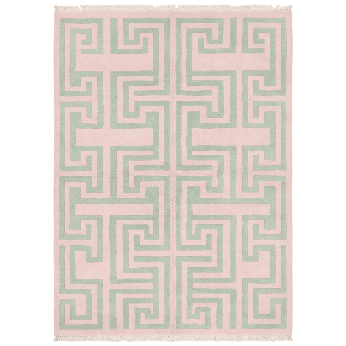 Pink Monsoon Shadow Hand Knotted Rug
