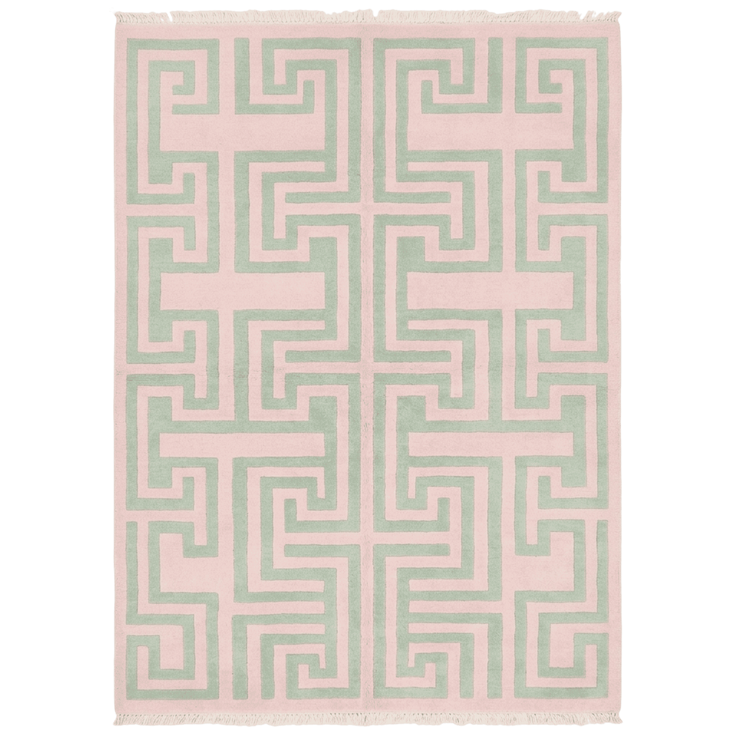 Pink Monsoon Shadow Hand Knotted Rug