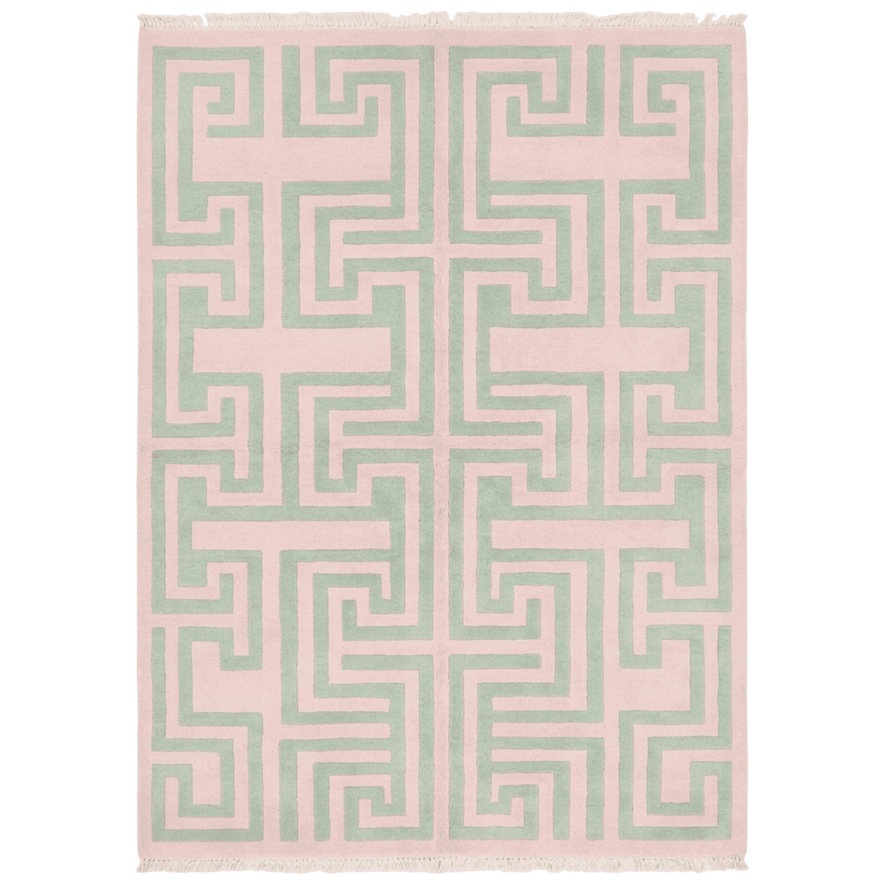 Pink Monsoon Shadow Hand Knotted Rug