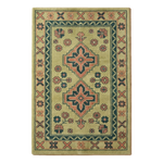 Pistachio Kazak Bloom Hand Tufted Wool Rug