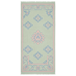 Pistachio Crest Hand Knotted Runner Rug