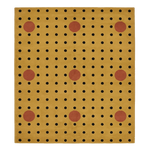 Polka Yellow Hand Tufted Wool Rug