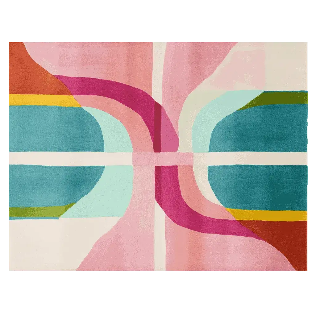 Pop Wave Vibe Hand Tufted Rug