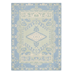 Powder Blue Heritage Hand Knotted Rug