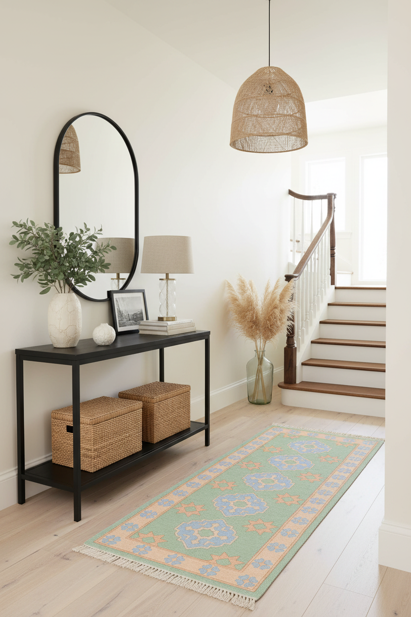 Prismatic Nomad Hand Knotted Runner Rug