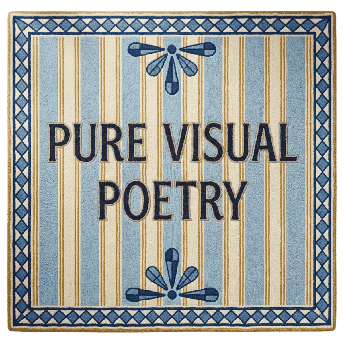 Pure Visual Poetry Hand Tufted Wool Rug
