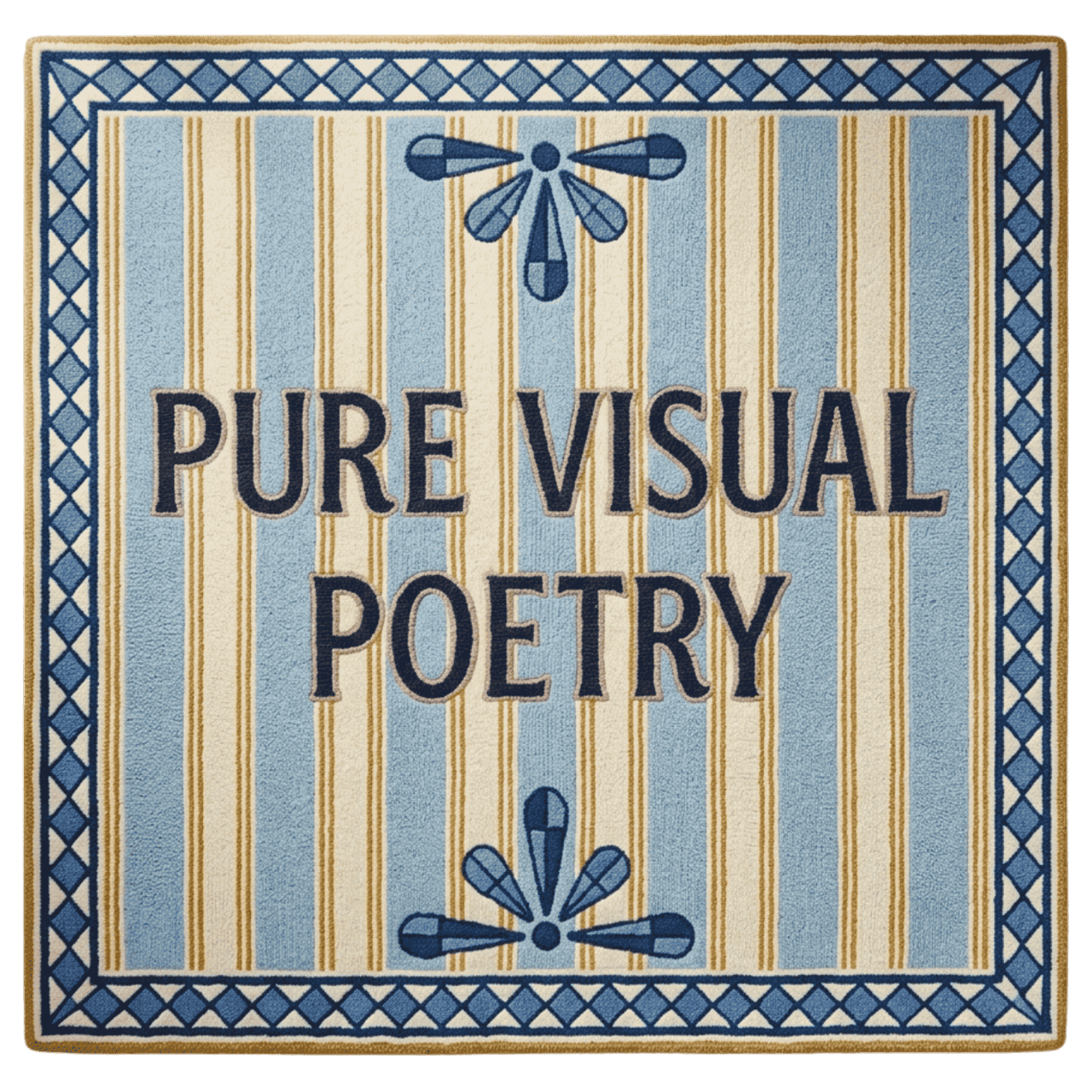 Pure Visual Poetry Hand Tufted Wool Rug