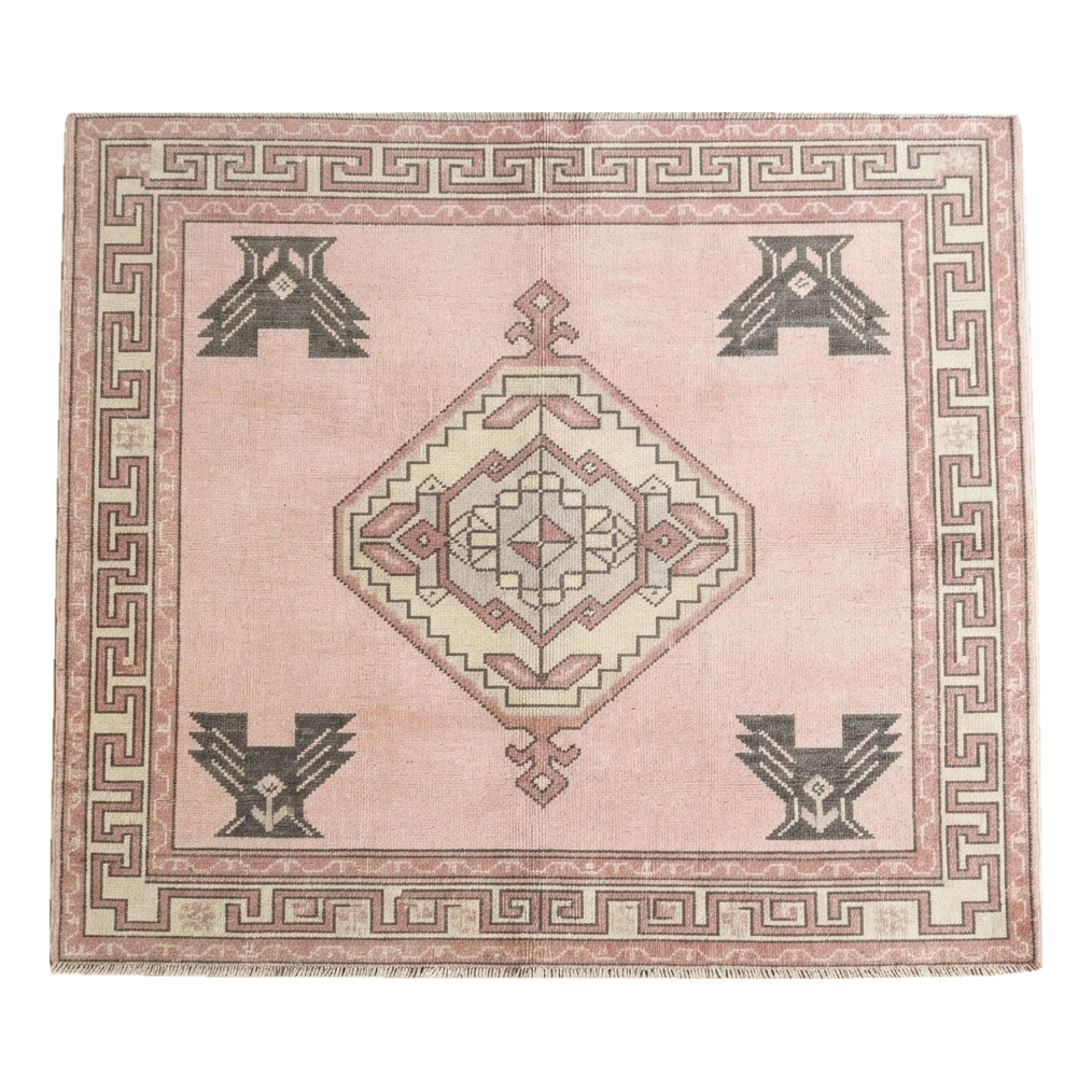 Rose Quartz Kazak Hand Knotted Rug