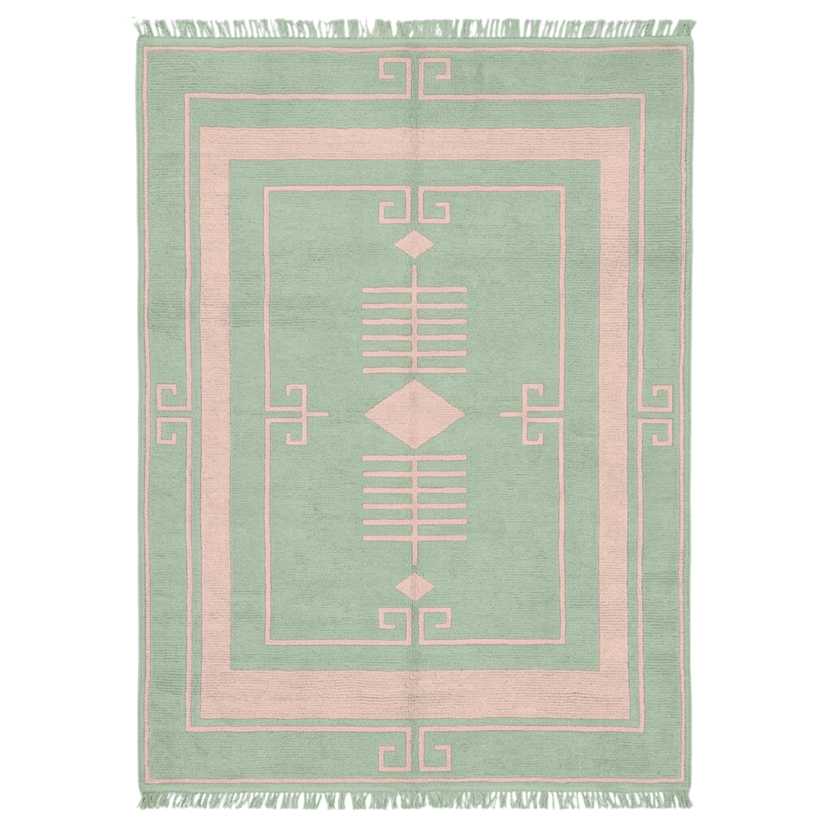 Rose Ember Haze Hand Knotted Rug