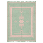 Rose Ember Haze Hand Knotted Rug