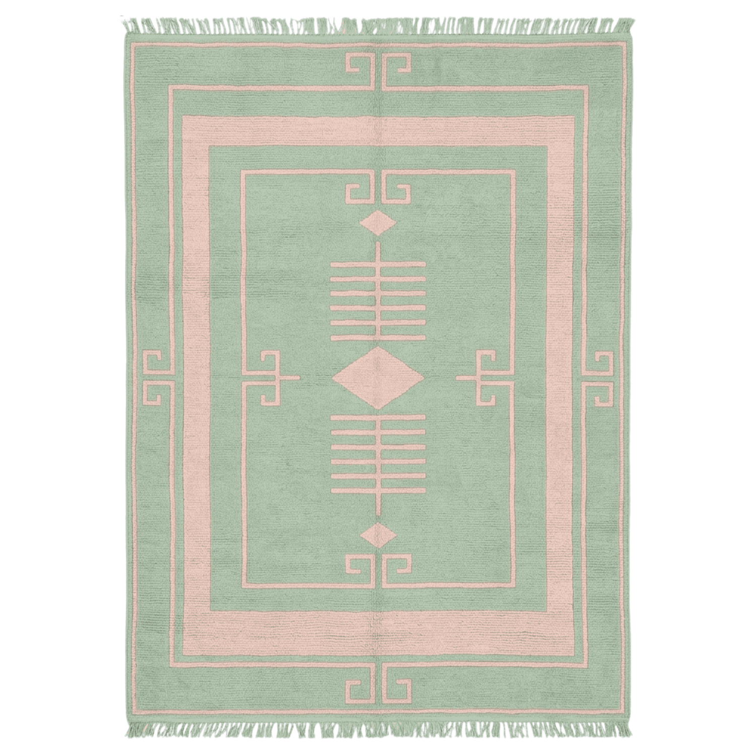 Rose Ember Haze Hand Knotted Rug