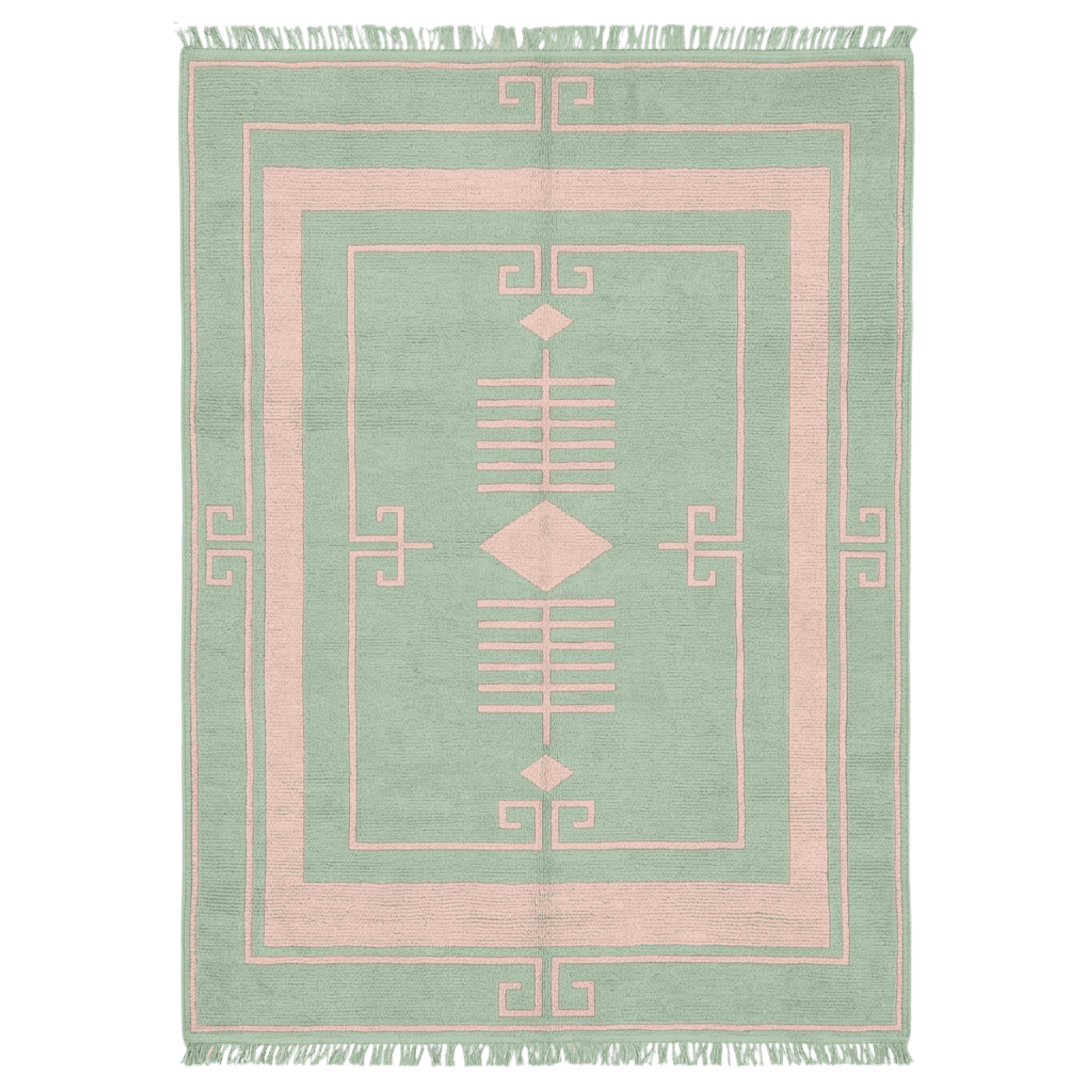 Rose Ember Haze Hand Knotted Rug