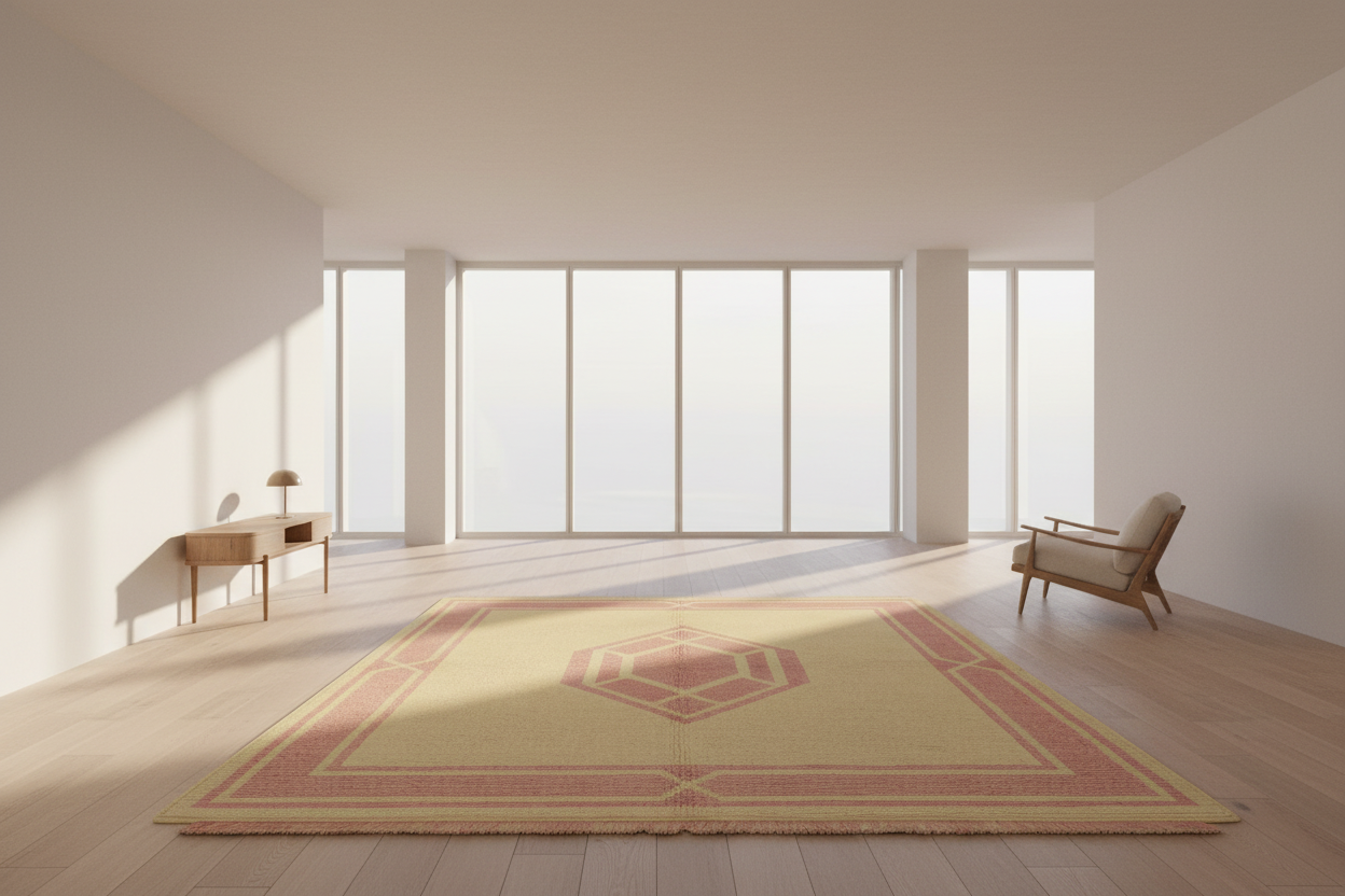 Rose Quartz Portal Hand Knotted Rug