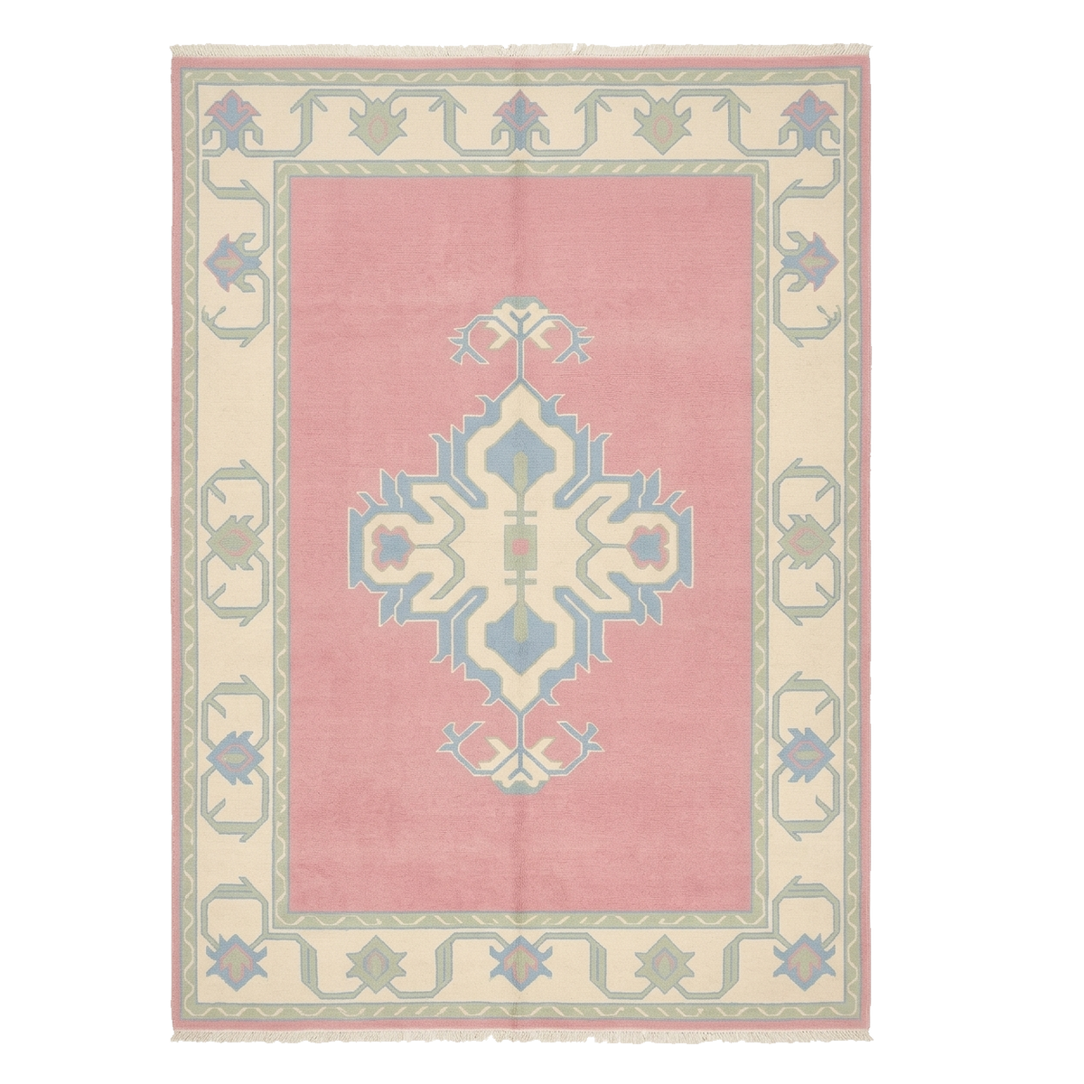 Roseate Crest Hand Knotted Rug 