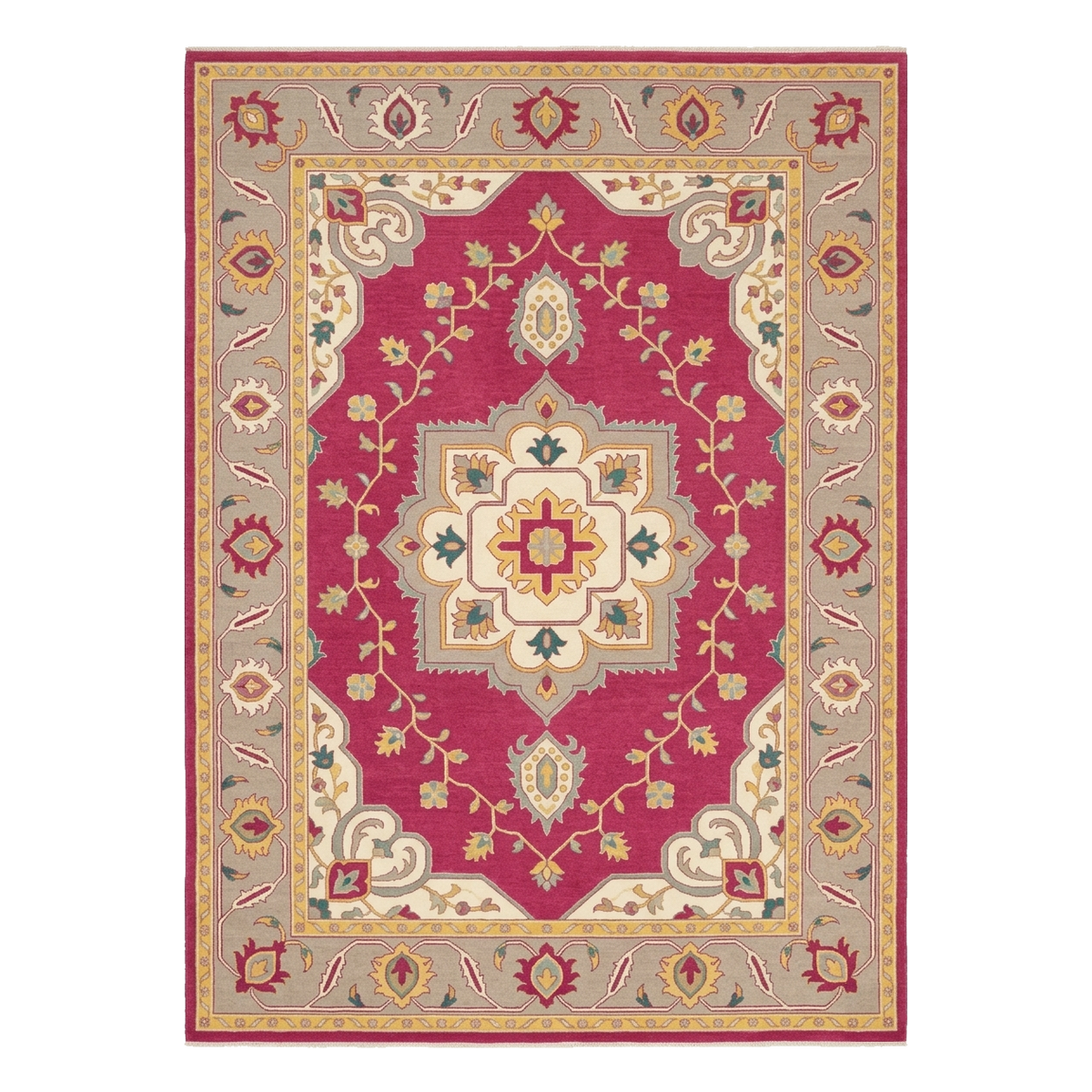 Rosewood Vine Tapestry Hand Knotted Rug