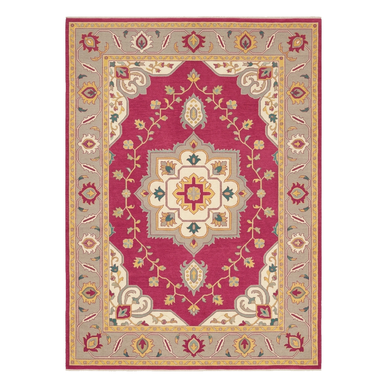 Rosewood Vine Tapestry Hand Knotted Rug