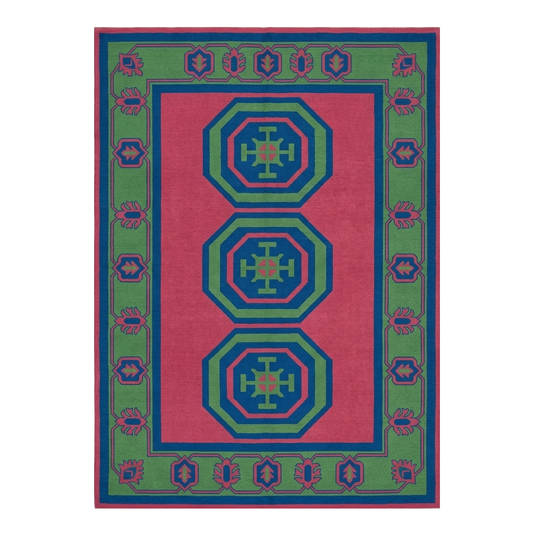 Royal Octagon Hand Knotted Wool Rug 