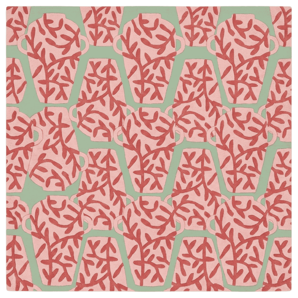 Sacred Maze Hand Tufted Wool Rug