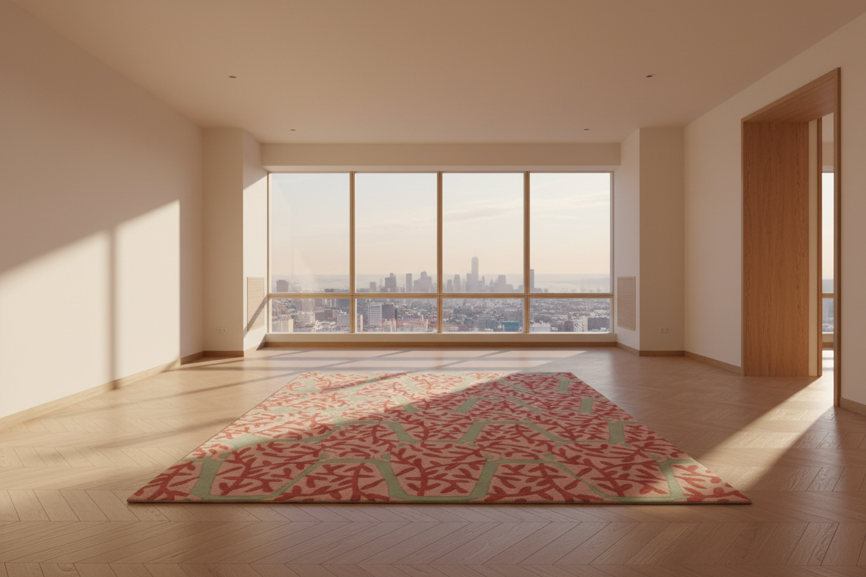 Sacred Maze Hand Tufted Wool Rug