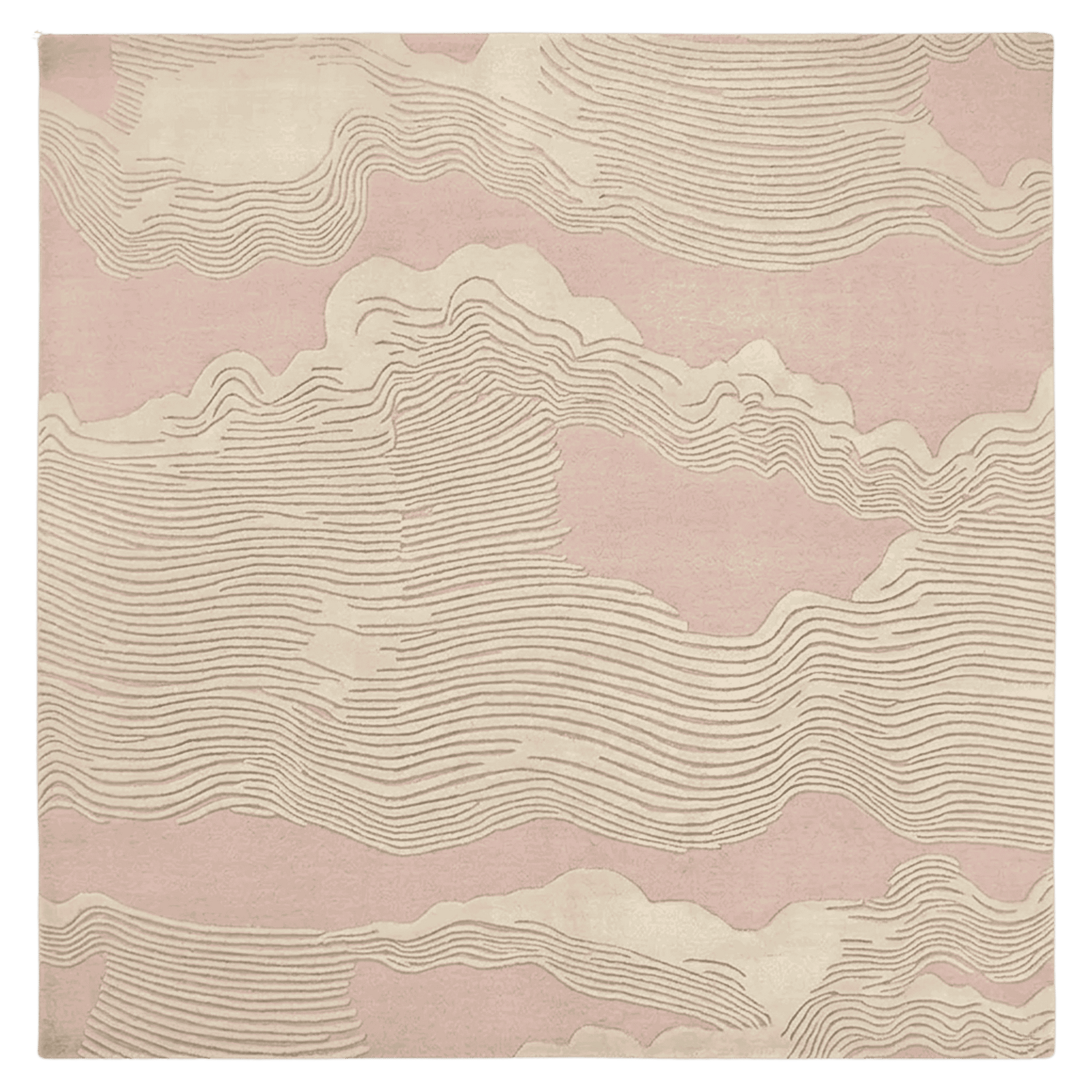 Saffron Storm Shadow Hand Knotted Rug