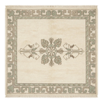 Sage Leaf Meander Hand Knotted Rug