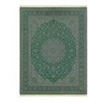 Sage Arabesque Hand Knotted Rug