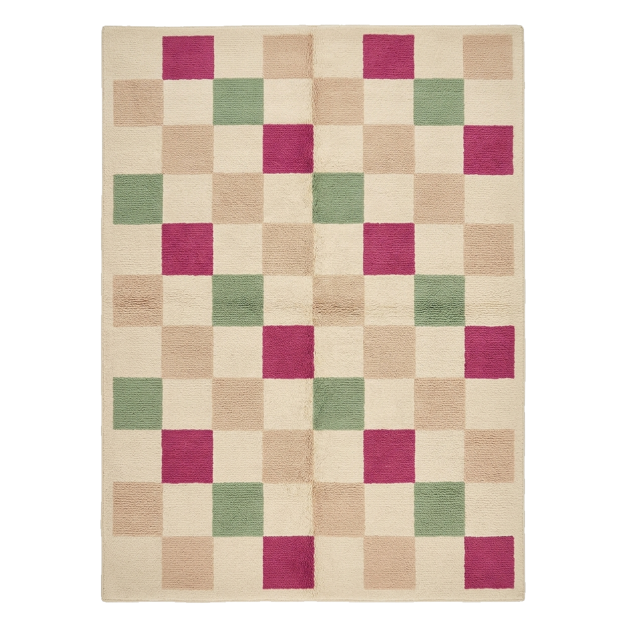 Sage Berry Pixels Hand Knotted Rug 