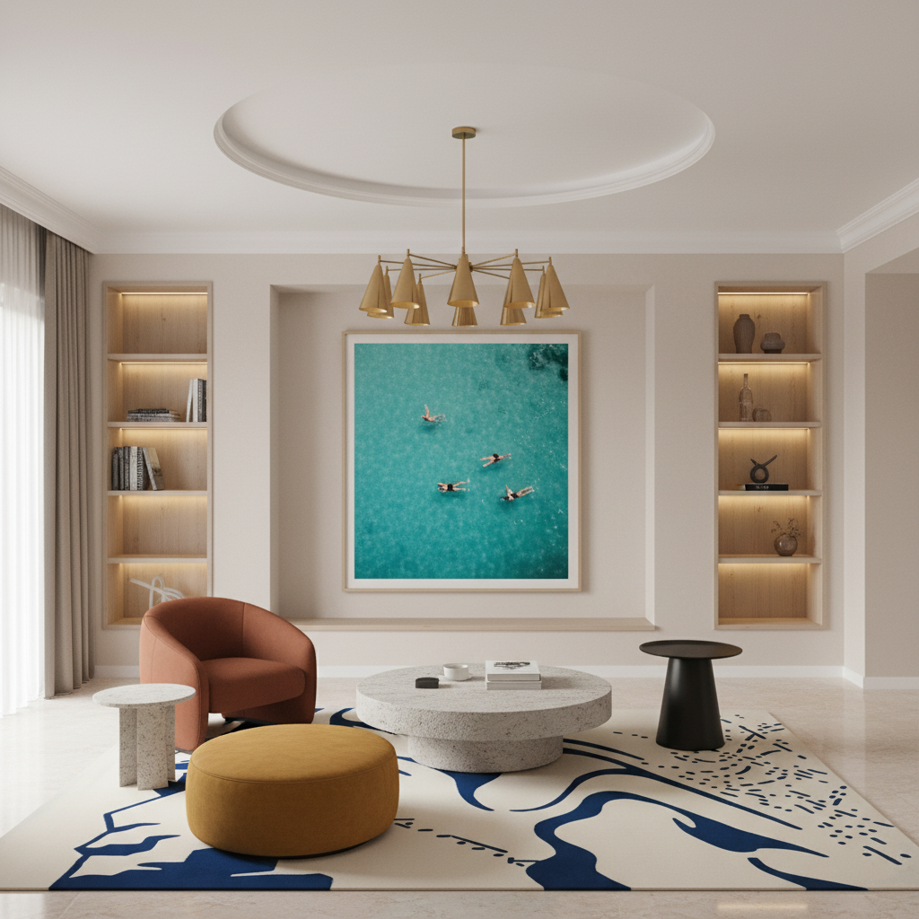 Timeless Balance Hand Tufted Wool Rug