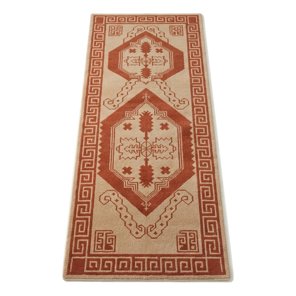 Sandstone Key Talisman Hand Tufted Runner Rug