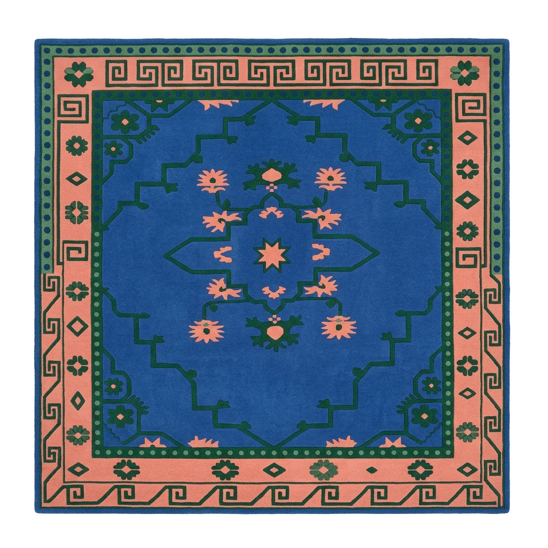 Santorini Step Hand Tufted Wool Rug 