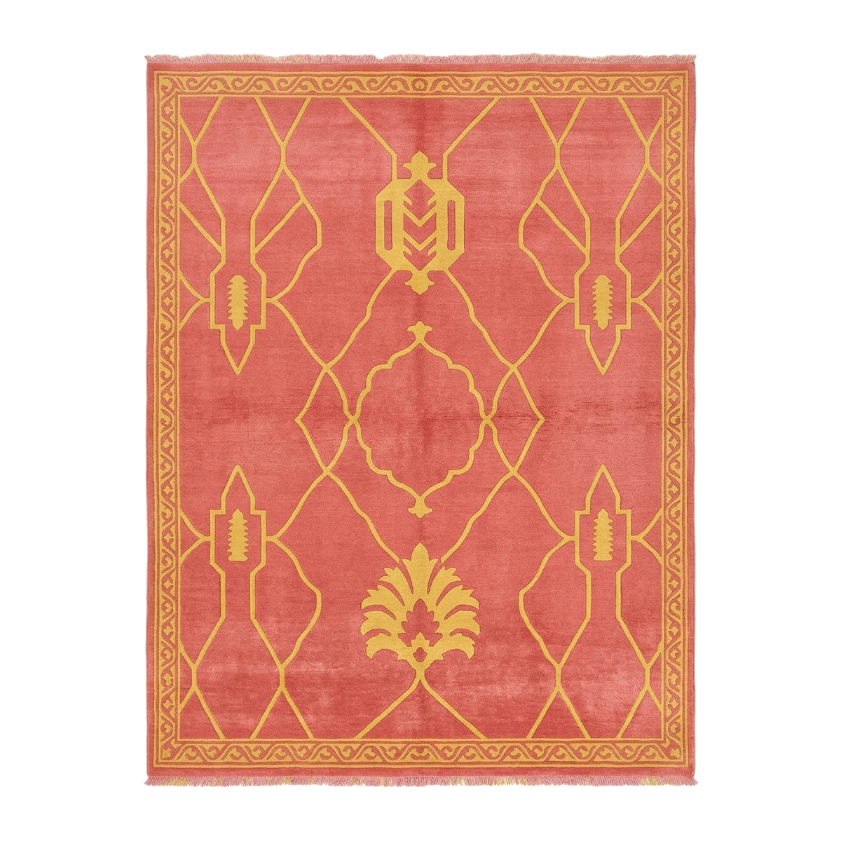 Scattered Paths Hand Knotted Wool Rug