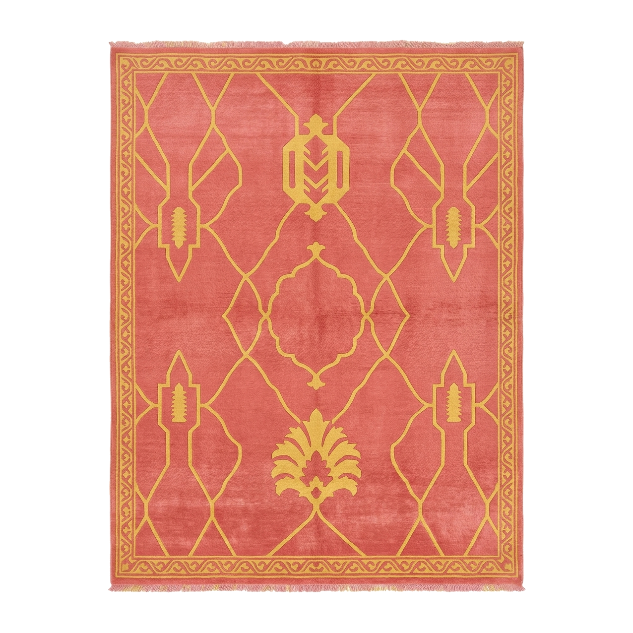 Scattered Paths Hand Knotted Wool Rug