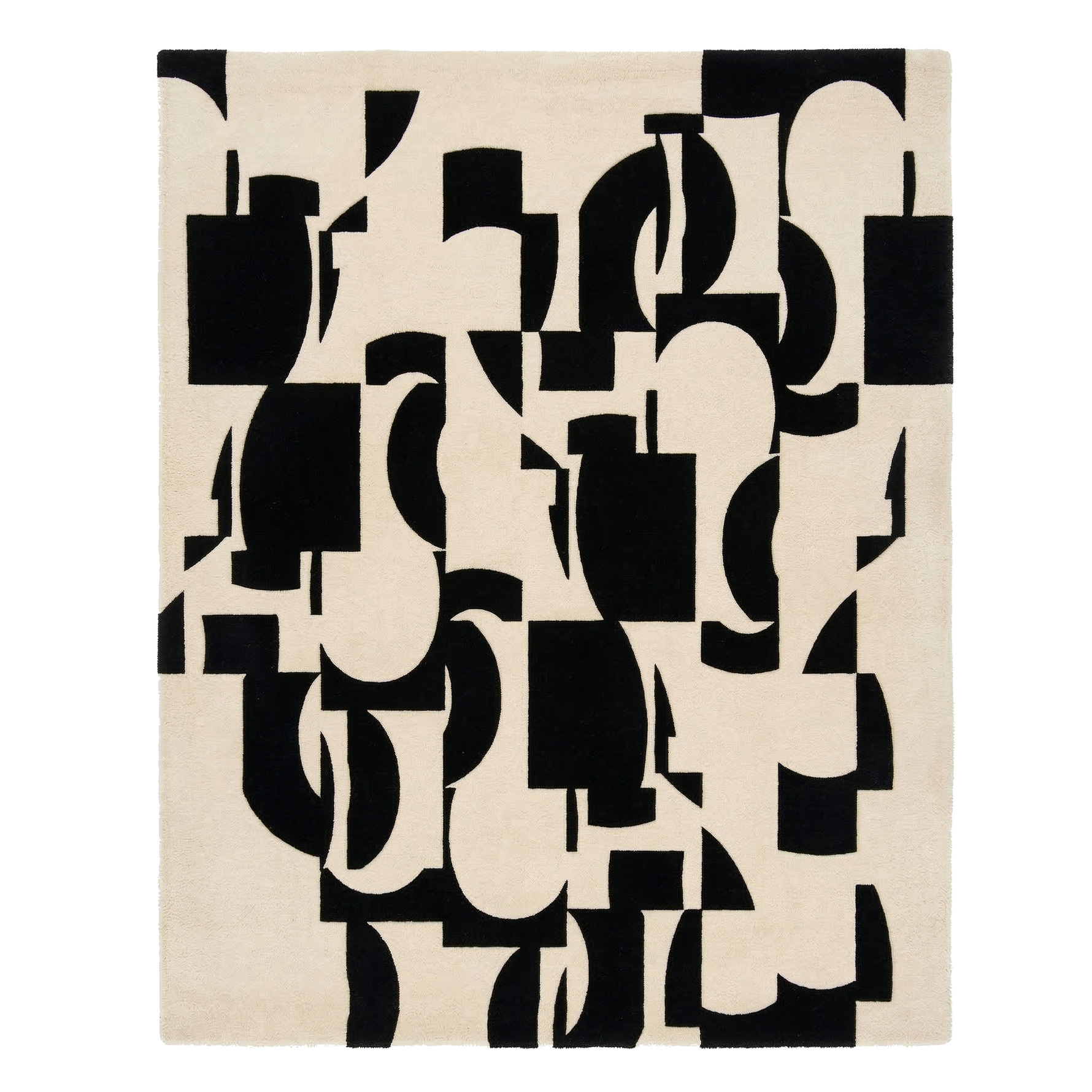 Scattered Pieces Hand Tufted Wool Rug 