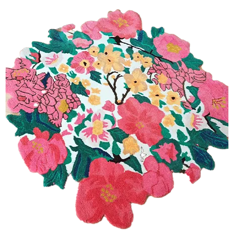 Secret Garden Hand Tufted Round Rug - MAIA HOMES