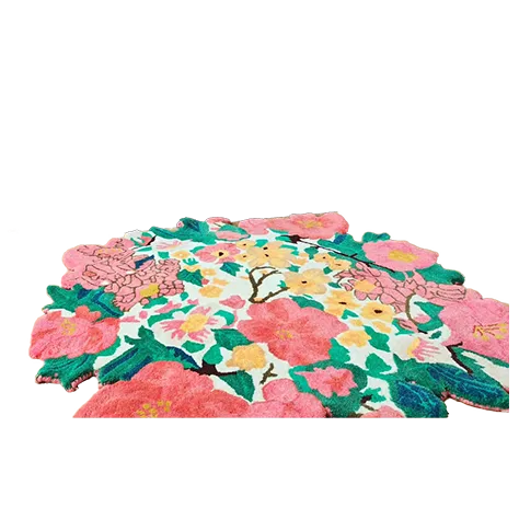 Secret Garden Hand Tufted Round Rug - MAIA HOMES