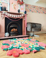 Secret Garden Hand Tufted Round Rug - MAIA HOMES