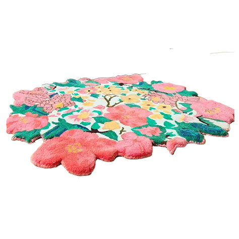 Secret Garden Hand Tufted Round Rug - MAIA HOMES