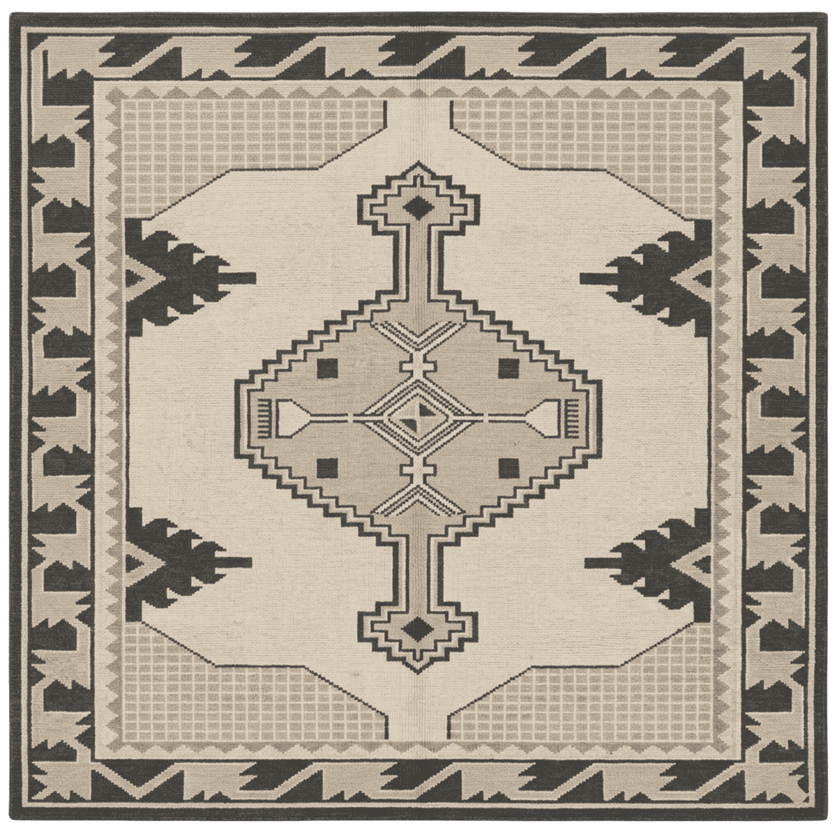 Shadowed Talisman Hand Knotted Rug