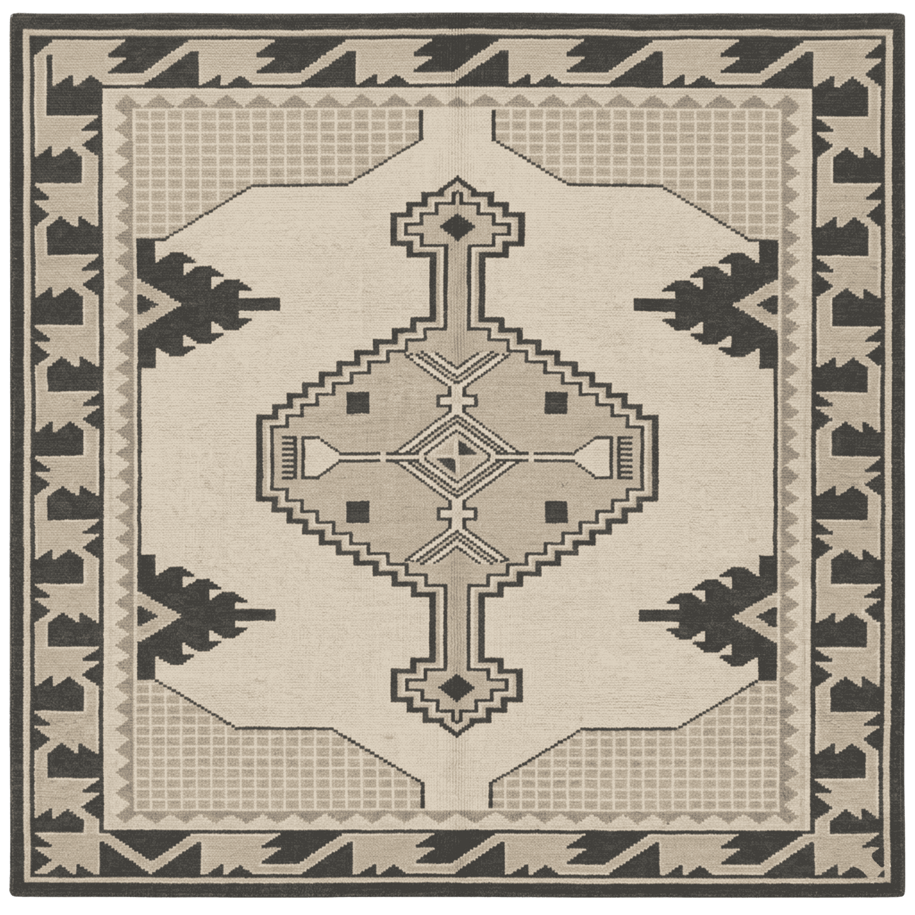 Shadowed Talisman Hand Knotted Rug