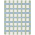 Sky Grid Hand Tufted Wool Rug