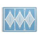 Skyline Diamond Totem Flatweave Cotton Dhurrie Rug - alternate view