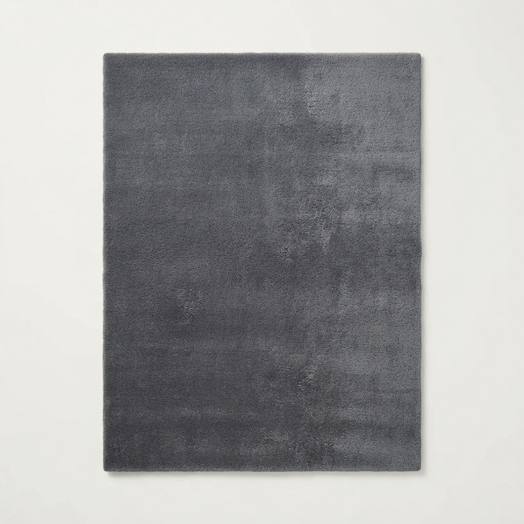 Slate Stone Quiet Hand Tufted Wool Rug - studio photo